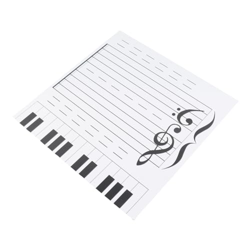 Pssopp Schön, 4 Mm Dicke Robuste Brett, Doppelseitige Magnetische und Trockene Music-Lap-Boards, Einfache Saubere, Rahmenlose, 70 PC-Magnete, Vielseitiges Lehrwerkzeug für Musikklassenzimmer Pssopp Schön, 4 Mm Dicke Robuste Brett, Doppelseitige Magnetische und Trockene Music-Lap-Boards, Einfache Saubere, Rahmenlose, 70 PC-Magnete, Vielseitiges Lehrwerkzeug für Musikklassenzimmer von Pssopp