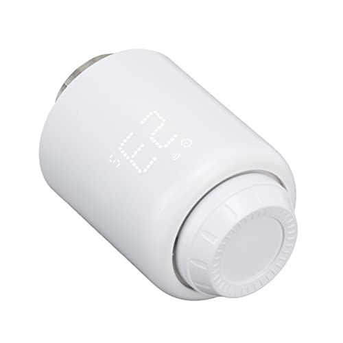 Pssopp Smart Heizkörper Smart Heizkörperthermostat Drehbarer Bildschirm Heizkörperthermostatventil für Zigbee von Pssopp