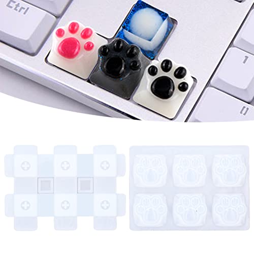 Pssopp Tastenkappen Silikonform Keycaps Silikonform Harz Gießformen Casting Silikon Resin Form von Pssopp