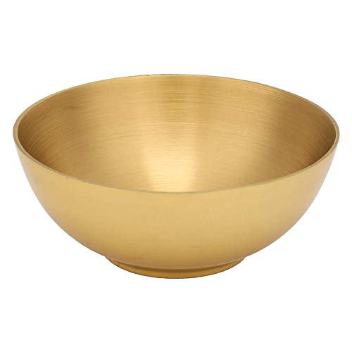 Golden Gewürzschale Soßenschale Buddhistische Wasserschalen Opferschale Messing Weihwasserschalen Rundeservierschalen Saucenschale für Sushi, Snacks, Dessert, Dips, Saucen, Frittes(Ø 7.5cm) von Pssopp