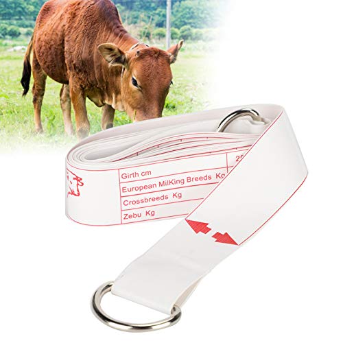 Tiergewichtsgröße Klebeband Rinder Körpergröße Gewichtsmessung Rinder-Maßband für die Viehmessung von Pssopp