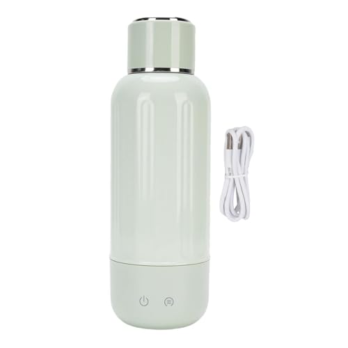 Pssopp Tragbarer Kleiner Wasserkocher, Heizwasserkessel 5200 MAh Batterie Tragbarer Autokehme mit 5 Temperaturregelung für das Camping (GREEN) von Pssopp