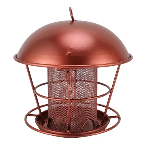 Pssopp Wildvogelfutterhäuse Metall Hanging Vogelhändler Tablett Metallnetzplattform, Metallvogelfutterhäuschen Birdfeeder für Ihren Garten Im Freien Draußen Hängen Pssopp Wildvogelfutterhäuse Metall Hanging Vogelhändler Tablett Metallnetzplattform, Metallvogelfutterhäuschen Birdfeeder für Ihren Garten Im Freien Draußen Hängen von Pssopp