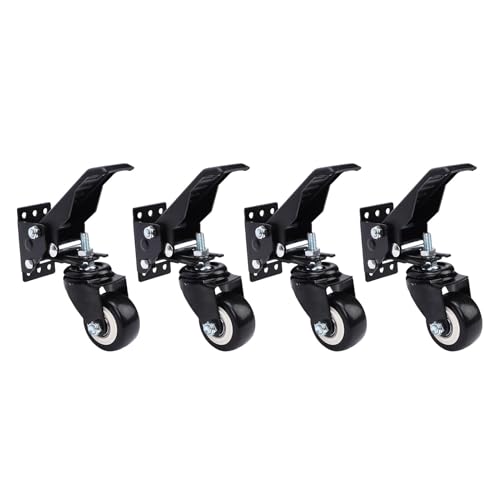 Pssopp Workbench-Casters Kit, Heavy-Duty-Einziehbare Rollen mit Heben Senkung Funktion für Workbänke Tische und Schränke Pssopp Workbench-Casters Kit, Heavy-Duty-Einziehbare Rollen mit Heben Senkung Funktion für Workbänke Tische und Schränke von Pssopp