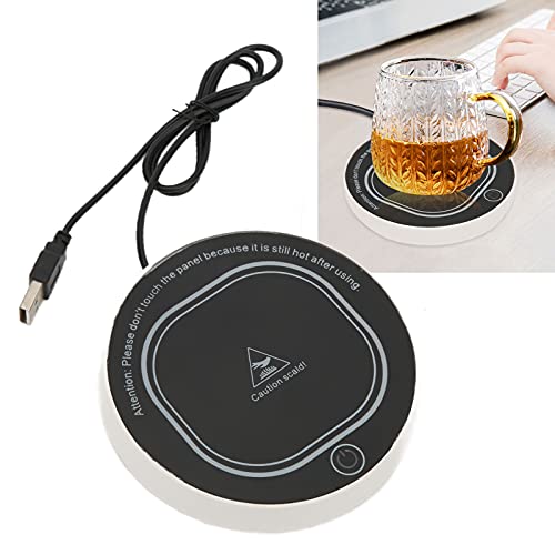Smart Tassenwärmer Matte Schwarz Kaffeetassenwärmer für Schreibtisch mit Heizfunktion für Büro und Zuhause Kakaotee Wasser Milchsuppe[Schwarz] Cappuccinotassen von Pssopp