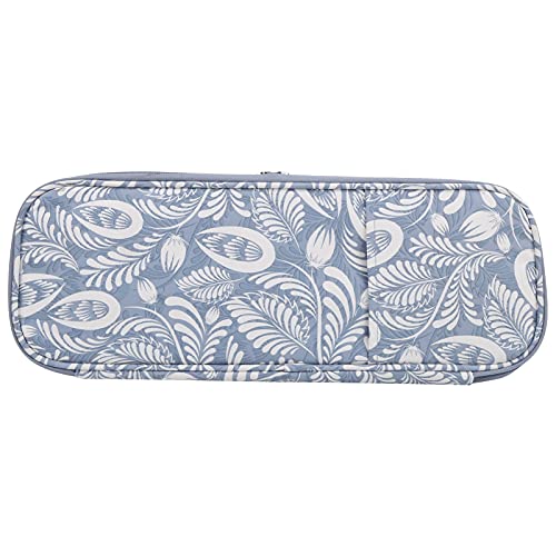 Stricknadeln Etui Leerer Haken Etui Organizer Tragbare Exquisite Häkeltasche mit Mehreren Fächern(Grau) von Pssopp