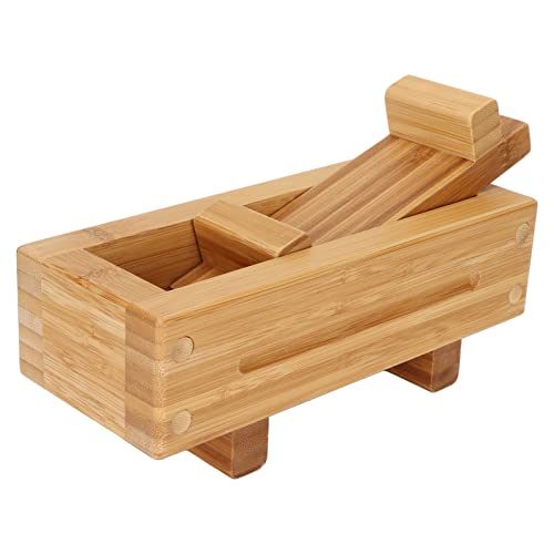 Sushi-Form-Box Sushi-Form-Box aus Holz Sushi-Presse-Hersteller Sushi-Presse-Form aus Holz DIY Rechteckige Geruchlose Tragbare Reisform-Box Zum Kochen von Pssopp