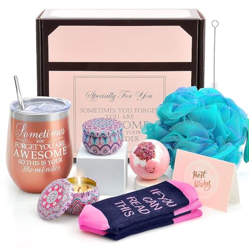 Geburtstagsgeschenke für Frauen, Weihnachtsgeschenke für Freunde, Geschenke für sie, Freundin, Schwester, Mutter, einzigartige Geschenkbox, lustiges Geschenkset, Edelstahl, Roségold von Psukhai