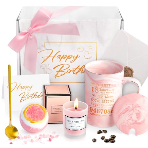 Geschenke zum 18. Geburtstag Mädchen Geschenk Beste Freundin Geburtstag, Geburtstagsgeschenk für Frauen Frau Schwester Freundin Geburtstag Geschenk zum 18 Geburtstag Mädchen von Psukhai