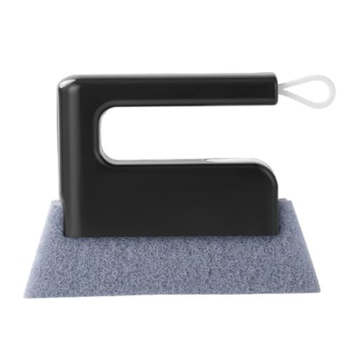 Reinigungswerkzeug für Fensterschienennuten, leichte, waschbare Reinigungsbürste für Fensternuten, handgehaltener Fugenreiniger für Fenster, Fensterläden, Fugen, Fliesenlinien(Black) von Psyfwznkny