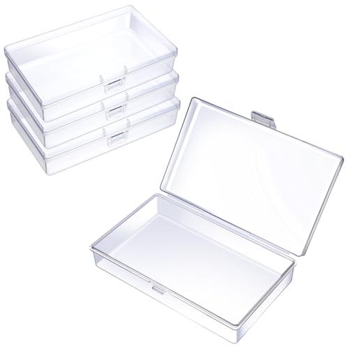 Psyqtsuary 13,5 X 8 X 3 cm Rechteckige Transparente Kunststoff-Aufbewahrungsbehälter Mit Scharnierdeckel, Rechteckig Transparent Mini-Aufbewahrungsbox Aus Kunststoff Mit Deckel Für Kleine Gegenstände Psyqtsuary 13,5 X 8 X 3 cm Rechteckige Transparente Kunststoff-Aufbewahrungsbehälter Mit Scharnierdeckel, Rechteckig Transparent Mini-Aufbewahrungsbox Aus Kunststoff Mit Deckel Für Kleine Gegenstände von Psyqtsuary