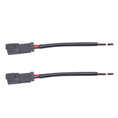 1 Paar 2 Pin DT -Stecker Gummi -Kupfer -Elektrodrahtanschluss für Autowagen Boote LED -Arbeitslichter (Male Plug) von Psytfei