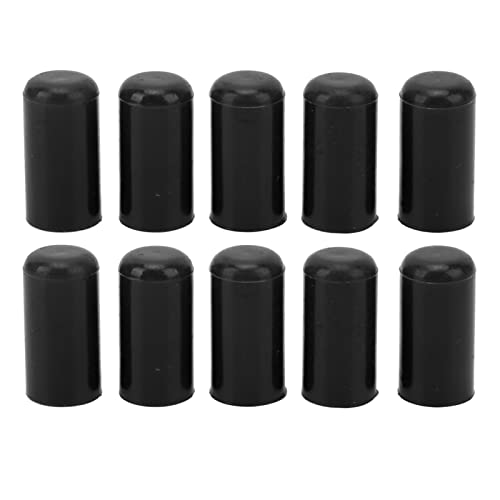 10 pcs Autoeinlass Vakuumschlauchendblanking -Abdeckung Silikon 8 mm universell Schwarz (Black) von Psytfei