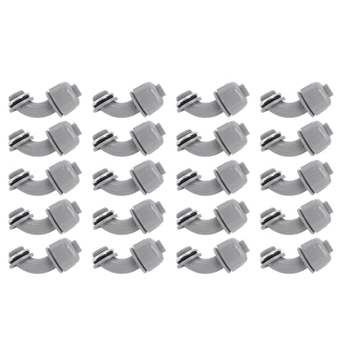 20PCS Liquid Tight Connector 3 4 Inch NPT 90 Degree Conduit Fittings for PVC Flexible Non Metallic Electrical Conduits HVAC Machinery 20PCS Liquid Tight Connector 3 4 Inch NPT 90 Degree Conduit Fittings for PVC Flexible Non Metallic Electrical Conduits HVAC Machinery von Psytfei