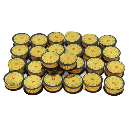 26PCS Tube Cable Marker PVC Wire Numbering Set A to Z Letter Coded Marking for Electronics Electrical Appliances Locator Wiring 1.5mm² (1.5m²) von Psytfei