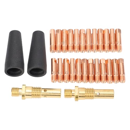 28Pcs MIG Welding Kit 0 035in Welding Tips Flux Cored Gasless Nozzles Gas Diffusers Set for Magnum 100L Wire Feed Welder 28Pcs MIG Welding Kit 0 035in Welding Tips Flux Cored Gasless Nozzles Gas Diffusers Set for Magnum 100L Wire Feed Welder von Psytfei