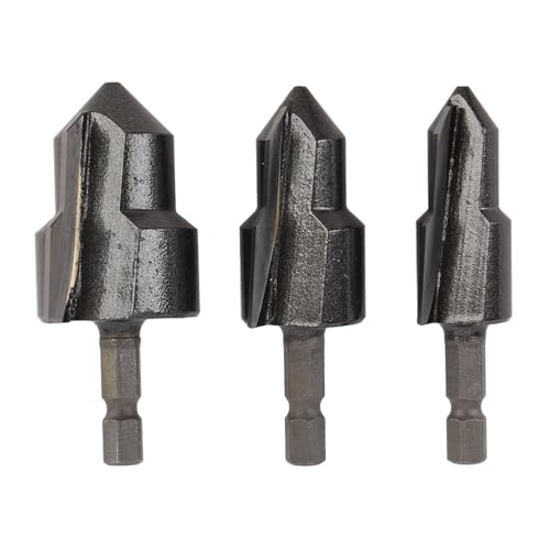 3pcs Countersink Drill Bit Set 1 4in Sechskant Shank Wolfram Stahllegierungschaltiger Werkzeug für Metallholz Kunststoff Debring 3pcs Countersink Drill Bit Set 1 4in Sechskant Shank Wolfram Stahllegierungschaltiger Werkzeug für Metallholz Kunststoff Debring von Psytfei