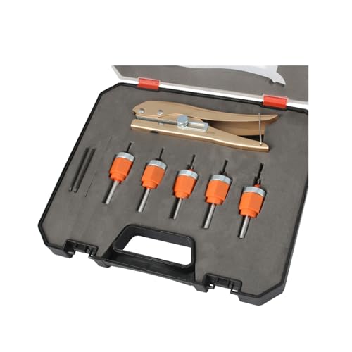 5pcs Countersink Bohrer Bit Set 8 mm Schaftholzwerkbohrwerkzeug mit Lager für massive Holz -PVC -MDF -Bank Bohrmaschine Handbohrmaschine (6 Pcs) von Psytfei
