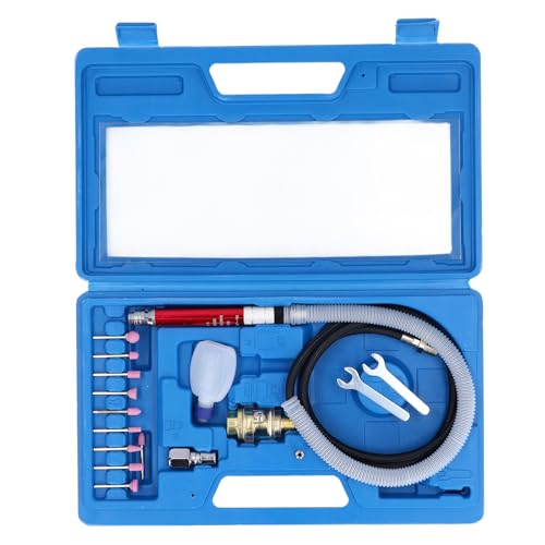 Air Micro Grinder Kit 1/8 Inch 58000 RPM Pneumatic Die Grinder Set with Accessories for Metal Wood and Stone Processing von Psytfei