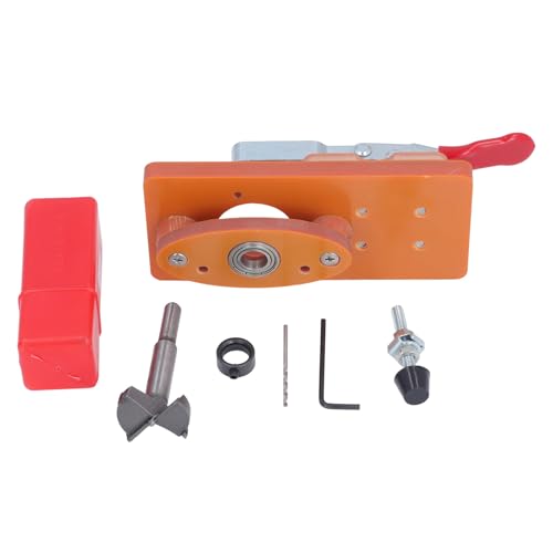Concealed Door Hinge Jig Kit Woodworking 35mm Cabinet Accurate Locking Position Hole Opener for Drilling Machine von Psytfei