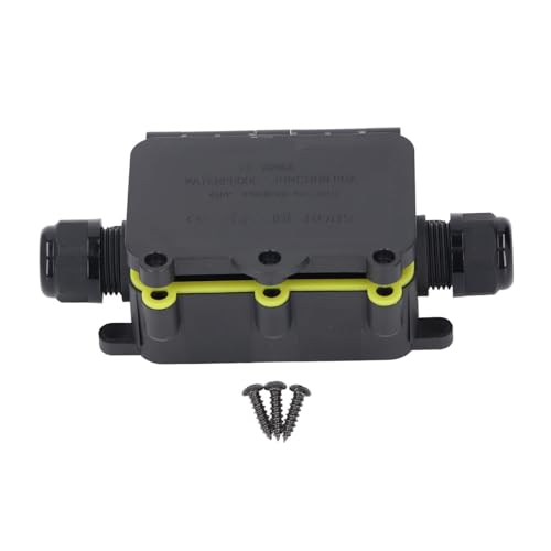 Electrical Junction Box IP68 2 Way PA66 Plastic for Outdoor LED Landscape Lighting 450V External Wiring Box von Psytfei