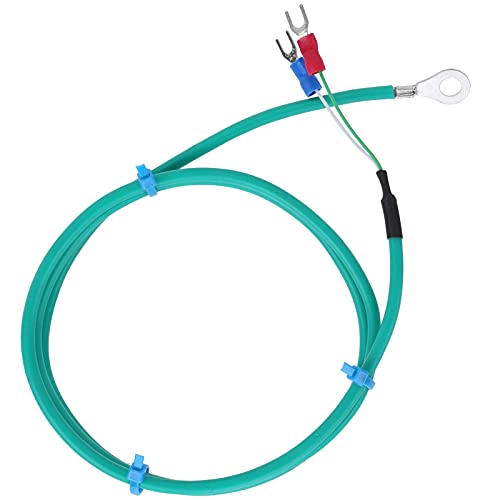 Thermoelement K Typ Thermoelementsonde SMD Rundloch Silikon Temperaturmessleitung 0200 ℃ K Typ Sensorsonden Krokodilklemmensonde (2m) von Psytfei