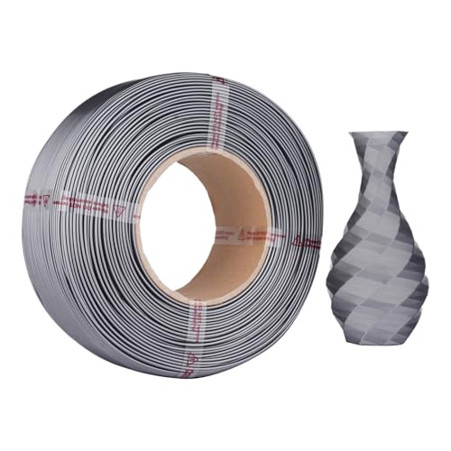 PETG -Filament 1,75 mm 3D -Drucker -Filament 1 kg 2,2 Pfund hohes Zähigkeitsdruckmaterial mit Prusa Ankermaker 3D -Druckern Schwarz kompatibel (Grau) von Psytfei