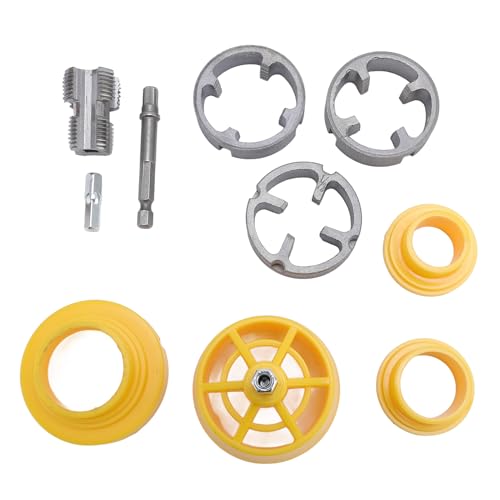 PPR Pipe Threader Kit 1 4 Zoll Sechskant Shank G1 2 G3 4 Standard -Gewinde -Fäden -Fadener -Installationswerkzeuge Legierung Stahlstahl Doppelkopf -Design Elektrische Bohrmaschine PPR Pipe Threader Kit 1 4 Zoll Sechskant Shank G1 2 G3 4 Standard -Gewinde -Fäden -Fadener -Installationswerkzeuge Legierung Stahlstahl Doppelkopf -Design Elektrische Bohrmaschine von Psytfei