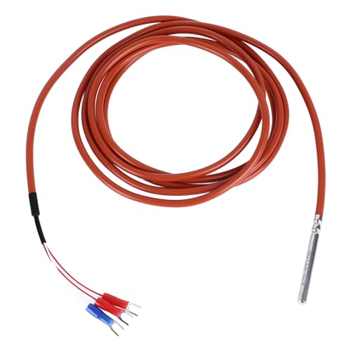 Temperatursensor -Sonde 2m Edelstahl Knurl Pt100 ‑50–350 ℃ Temperatursensor Wärmewiderstand Temperatursensor -Sonde 2m Edelstahl Knurl Pt100 ‑50–350 ℃ Temperatursensor Wärmewiderstand von Psytfei