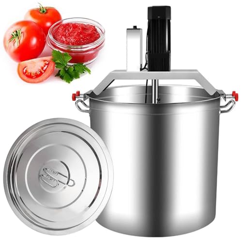 PtaTritious Automatic Food Mixer 40L/80L/140L Stainless Steel Electric Jam Mixer for Cooking Agitator Chocolate Paste Heat Mixing Machine Food Mixer Pot Seasoning Bottom Soup Sauce Stirrer,80L PtaTritious Automatic Food Mixer 40L/80L/140L Stainless Steel Electric Jam Mixer for Cooking Agitator Chocolate Paste Heat Mixing Machine Food Mixer Pot Seasoning Bottom Soup Sauce Stirrer,80L von PtaTritious