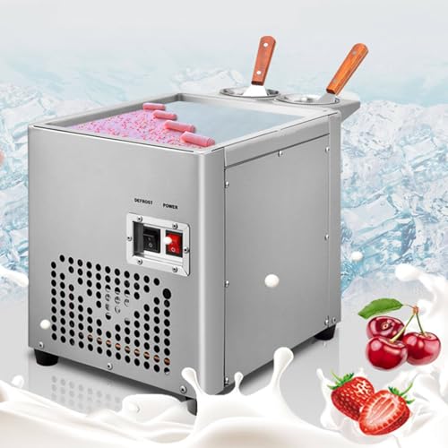 PtaTritious Electric Ice Cream Roll Maker Fried Ice Cream Roll Machine Rolled Ice Cream Machine Stainless Steel Square Stir-Fried Ice Cream Pan for Making Ice Cream Fro-Zen Yogurt Ice Cream Rolls PtaTritious Electric Ice Cream Roll Maker Fried Ice Cream Roll Machine Rolled Ice Cream Machine Stainless Steel Square Stir-Fried Ice Cream Pan for Making Ice Cream Fro-Zen Yogurt Ice Cream Rolls von PtaTritious