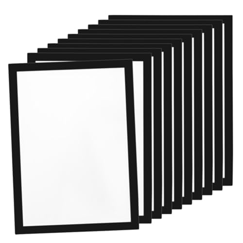Ptdfjspt 10 Stück A4 Magnetische Kunstrahmen, Selbstklebender Magnetischer Bilderrahmen, Diamant-Malrahmen, Ausstellungsrahmen Ptdfjspt 10 Stück A4 Magnetische Kunstrahmen, Selbstklebender Magnetischer Bilderrahmen, Diamant-Malrahmen, Ausstellungsrahmen von Ptdfjspt