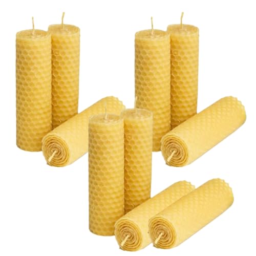 Ptdfjspt 10-Teiliges Set Zur Herstellung Von Kerzen Aus 100% Natürlichem Bienenwachs, Bienenwabenstruktur-Set zum Selbermachen Von Kerzen Aus Bienenwachs Ptdfjspt 10-Teiliges Set Zur Herstellung Von Kerzen Aus 100% Natürlichem Bienenwachs, Bienenwabenstruktur-Set zum Selbermachen Von Kerzen Aus Bienenwachs von Ptdfjspt