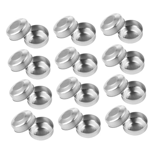 Ptdfjspt 400 Stück Aluminium-Kerzenbox, Kerzenständer, Teelichthalter, Kerzenschale, DIY-Kerzenetui, Kerzendosen, Behälter, Leere Teelichtetuis Ptdfjspt 400 Stück Aluminium-Kerzenbox, Kerzenständer, Teelichthalter, Kerzenschale, DIY-Kerzenetui, Kerzendosen, Behälter, Leere Teelichtetuis von Ptdfjspt