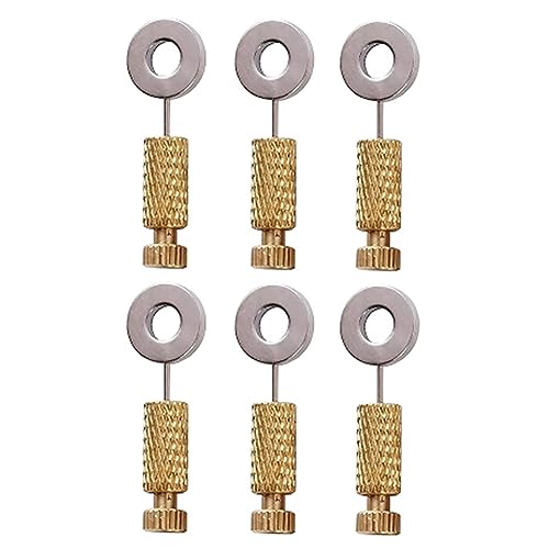 Ptdfjspt 6-Teiliges Set zum Befestigen Von Nahtpositionen für Lederhandwerk DIY Nähnadeln-Set Werkzeug Set 6-12MM von Ptdfjspt