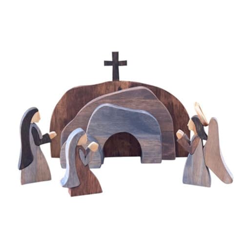 Ptdfjspt Jesus-Statue-Dekoration Aus, Krippenstatuen-Set, Bastelset, Teilesatz Ptdfjspt Jesus-Statue-Dekoration Aus, Krippenstatuen-Set, Bastelset, Teilesatz von Ptdfjspt