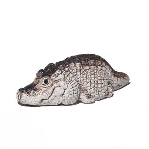 Ptdfjspt Krokodil-Baby-Figur, Teehaustier für Hausgarten-Dekoration, Niedliche Krokodil-Statue, Mini-Alligator-Figur, Langlebig, Einfach zu Verwenden B Ptdfjspt Krokodil-Baby-Figur, Teehaustier für Hausgarten-Dekoration, Niedliche Krokodil-Statue, Mini-Alligator-Figur, Langlebig, Einfach zu Verwenden B von Ptdfjspt