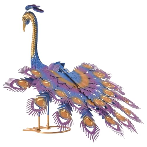 Ptdfjspt Metallstatue, Realistische Metall-Pfau-Rasendekoration, Outdoor-Skulptur, Einfache DIY- Ptdfjspt Metallstatue, Realistische Metall-Pfau-Rasendekoration, Outdoor-Skulptur, Einfache DIY- von Ptdfjspt