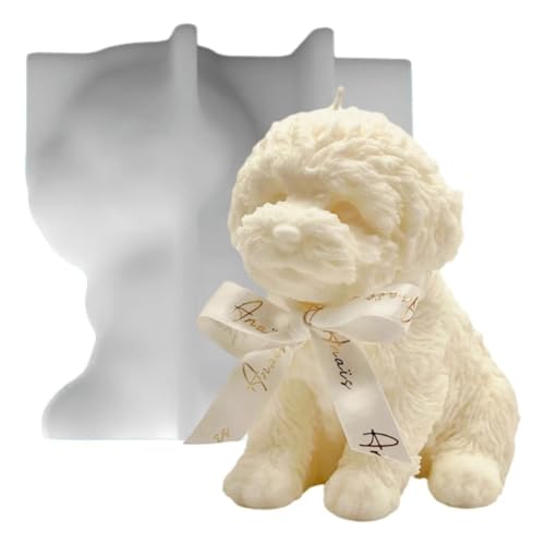 Ptdfjspt Süßer Hund Silikonform Kerzenform für Seife Sojawachs Epoxidharz DIY Abendessen Ornamente Ptdfjspt Süßer Hund Silikonform Kerzenform für Seife Sojawachs Epoxidharz DIY Abendessen Ornamente von Ptdfjspt