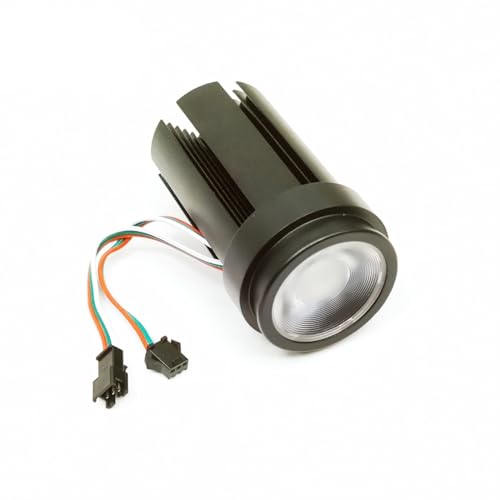 Ptdfjspt WS2811 LED Smart Pixel Spotlight RGB Addressable D50mm Größe für Den Innenbereich 3Pin JST EIN- und Ausgang 30 Grad 20W von Ptdfjspt