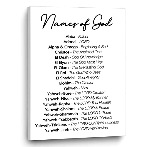 Gott Names Poster Druck Bibelvers Leinwand Gemälde für Heimdekoration Namen Gottes Wandkunst Yahweh Poster Minimalistische SchwarzWeiß Wandkunst christliches Kunstwerk Zitat Druck Wanddeko 40,6 x 61 Gott Names Poster Druck Bibelvers Leinwand Gemälde für Heimdekoration Namen Gottes Wandkunst Yahweh Poster Minimalistische SchwarzWeiß Wandkunst christliches Kunstwerk Zitat Druck Wanddeko 40,6 x 61 von Pttkktbm