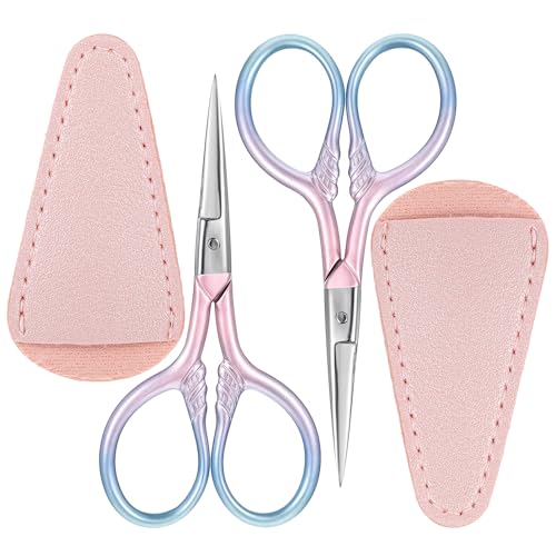3,5 Zoll Kleine Schere Kleine Schere Nähen Bastelschere Spitz mit Schutzhülle Details Schere Stickscheren Set Edelstahl Allzweckschere Schere Compact Stickschere für Sticken Papier Schneiden Craft DIY 3,5 Zoll Kleine Schere Kleine Schere Nähen Bastelschere Spitz mit Schutzhülle Details Schere Stickscheren Set Edelstahl Allzweckschere Schere Compact Stickschere für Sticken Papier Schneiden Craft DIY von Ptwola