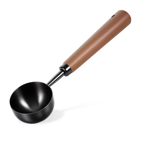 Kaffeelöffel Portionierer Edelstahl Kaffeelot 30ml Kaffeedosierer Küchenmesslöffel mit Acacia-Griff Kaffeebohnen-Schaufel Retro Eisportionierer für Kaffee Tee Gewürze Zucker Milchpulver Kaffeelöffel Portionierer Edelstahl Kaffeelot 30ml Kaffeedosierer Küchenmesslöffel mit Acacia-Griff Kaffeebohnen-Schaufel Retro Eisportionierer für Kaffee Tee Gewürze Zucker Milchpulver von Ptwola