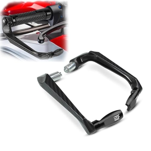 PuLaif Handschutz Für H-ONDA CB599 Hornet 1998-2006 CB 599 CB 600 F 2007-2013 2012 2011 2010 2009 2008 CNC Aluminium Motorrad Bremskupplungshebelgriffe (Color : Nero) von PULaif