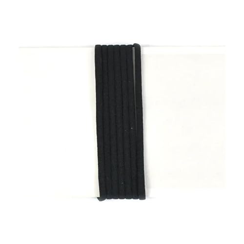 ​​10/20 Meter 3 mm/5 mm rundes Stretchseil für Schnürsenkel-Zubehör,Schwarz,5 mm - 10 Meter von Puasny