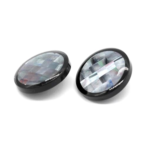 ​​10 Stück Harzknöpfe 18–28 mm für Herrenanzug und Mantel,Schwarz,28 mm von Puasny
