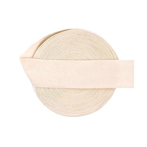 2/5/10 Yards, 20 mm, solides, mattes, nicht glänzendes FOE-Gummiband zum Umklappen für Haargummis, Stirnbänder, Kleider-Nähbesätze,Stil N,5 Yards von Puasny