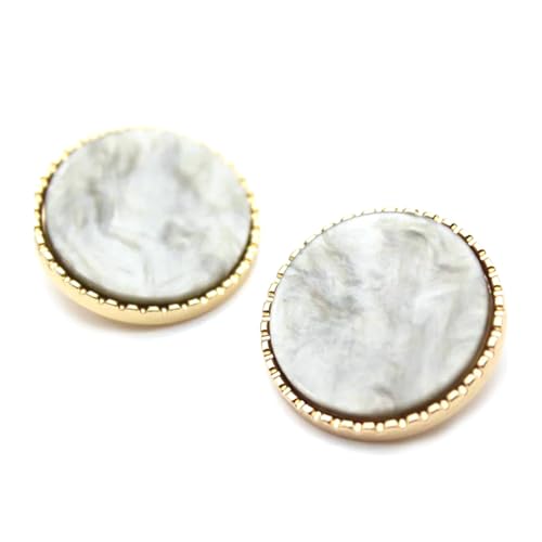 2 Stück Metall-Vorhanggriffe, quadratisch, schwarz, doppelseitig, für Mantel, DIY, dekorative Hardware-Verschlüsse,Stil 1,18 mm von Puasny