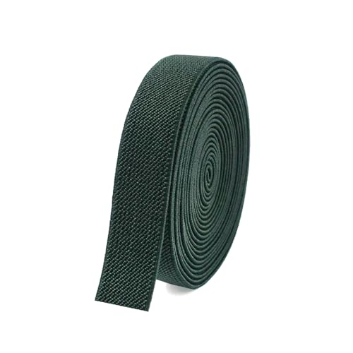 20–50 mm robustes Gummiband zum Nähen von Hosenbund, zur Verstärkung von Kleidergürteln,Dunkelgrün,38 mm, 5 Meter von Puasny
