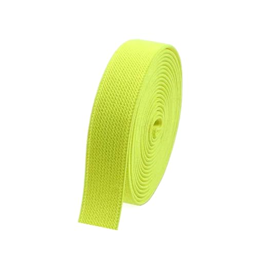 20–50 mm robustes Gummiband zum Nähen von Hosenbund, zur Verstärkung von Kleidergürteln,Fluoreszierendes Gelb,20 mm, 5 Meter von Puasny